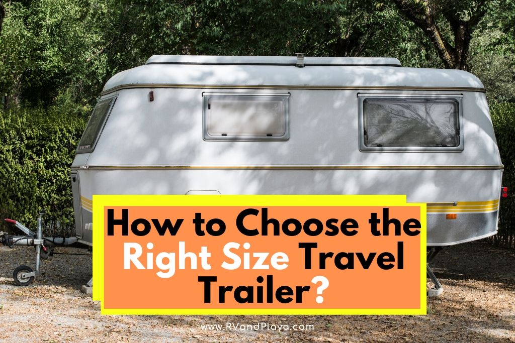 most common travel trailer size