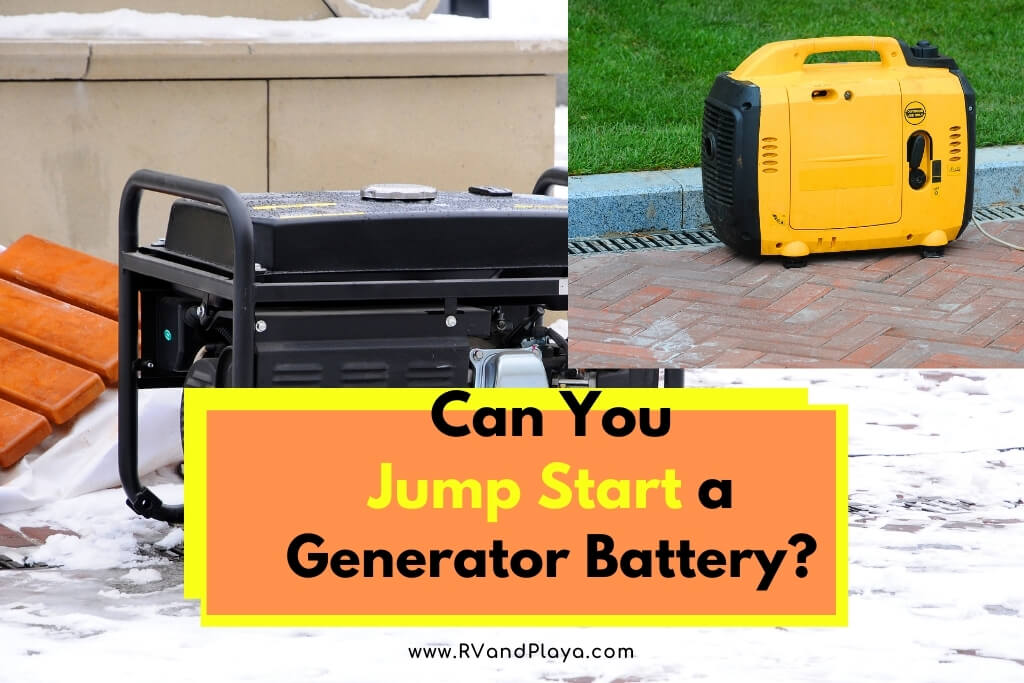 Can you jump start a generator battery