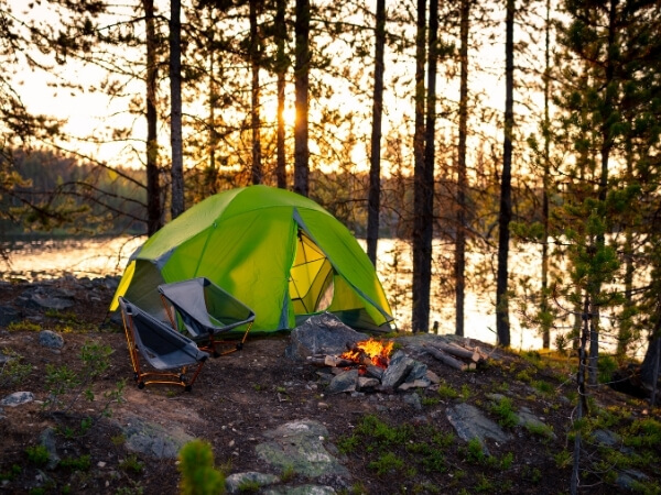 Live In a Tent in the Woods