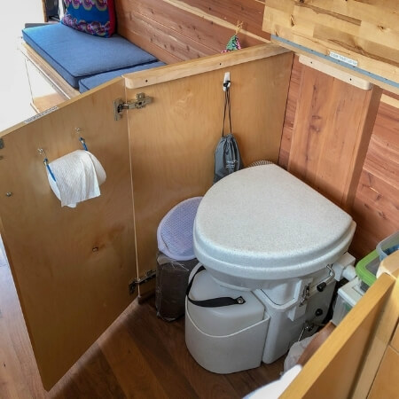 DIY RV composting toilet