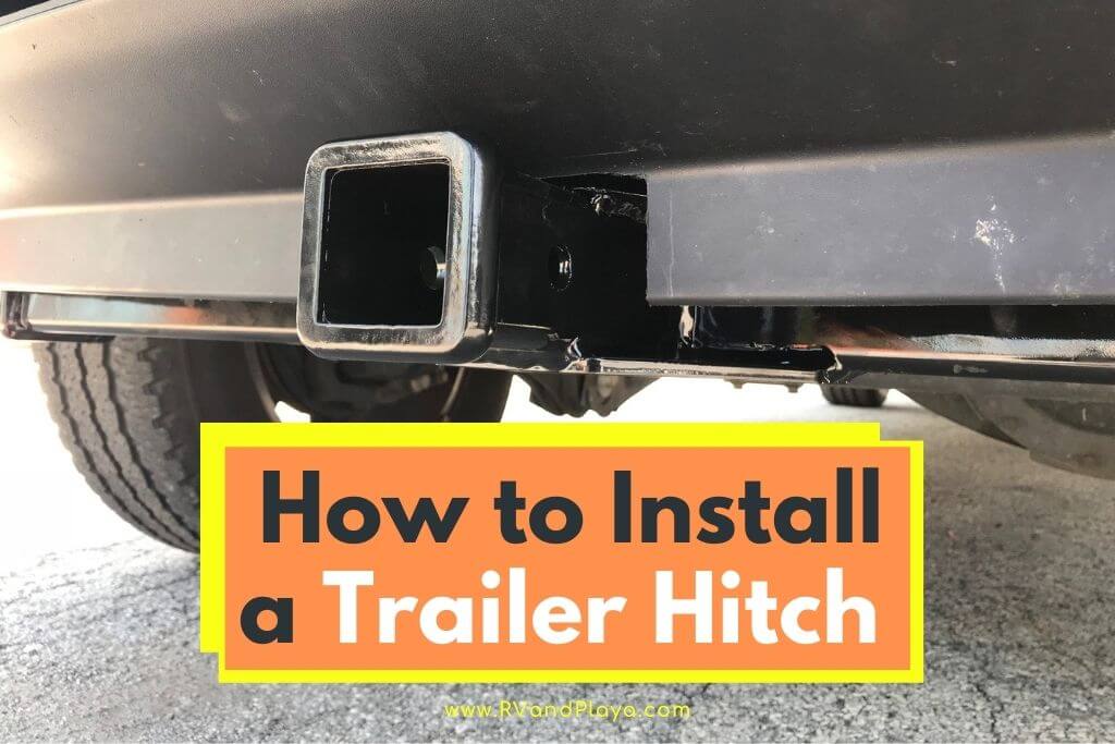 how to set up travel trailer hitch