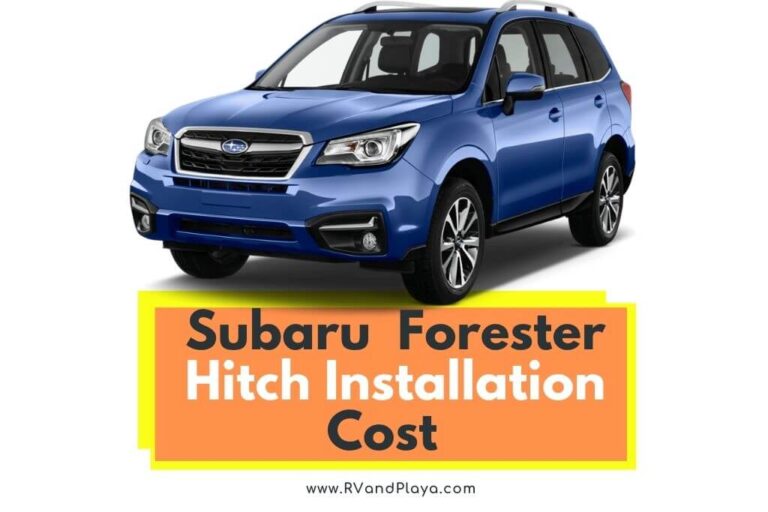 Cost To Install Trailer Hitch On Subaru Forester