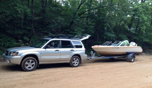 can a subaru forester tow a bass boat