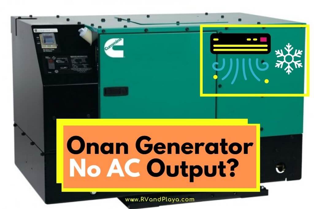 Onan Generator No AC Output