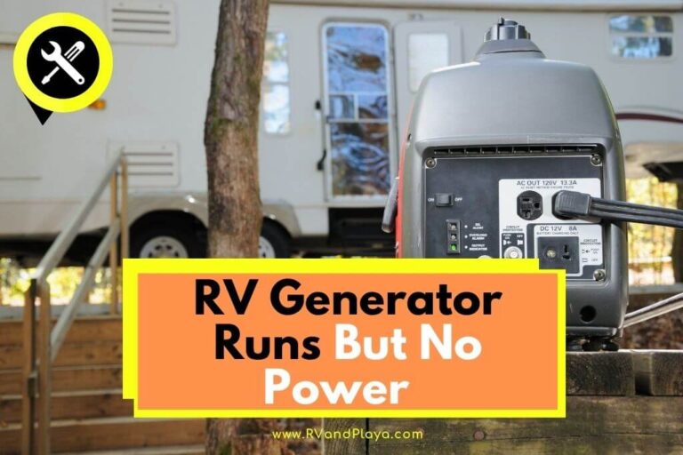 RV Generator Runs But No Power (Do This Now!)