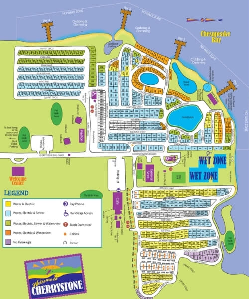 cherrystone campground map