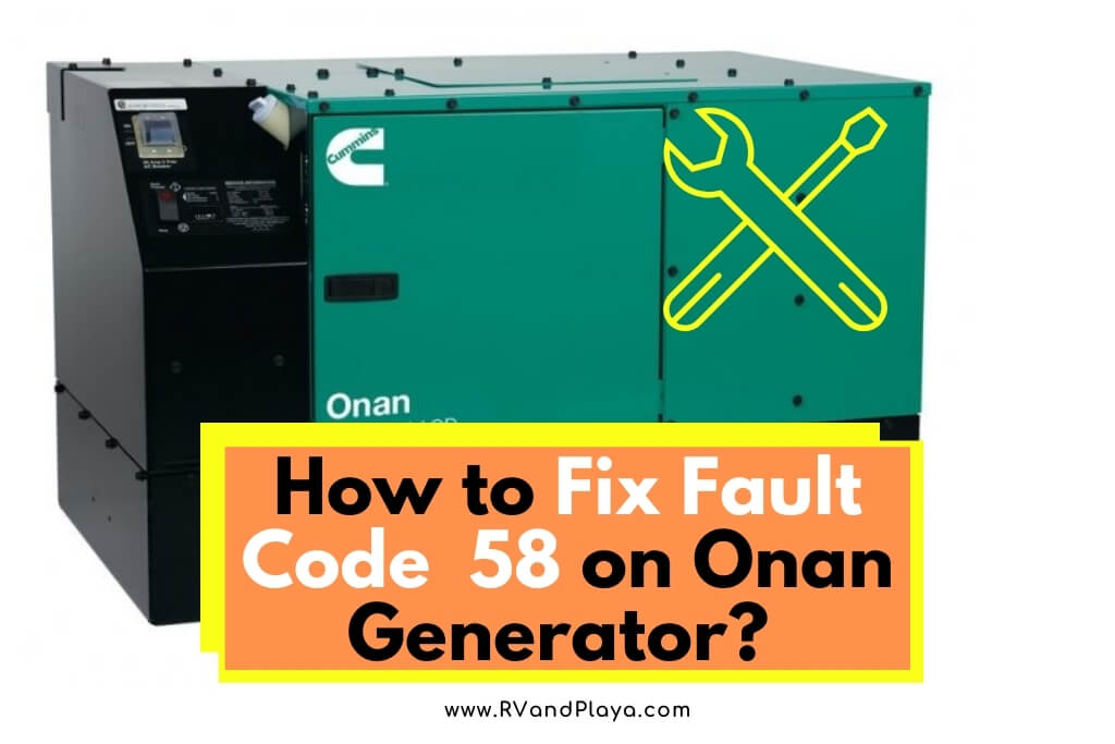 onan generator fault code 58