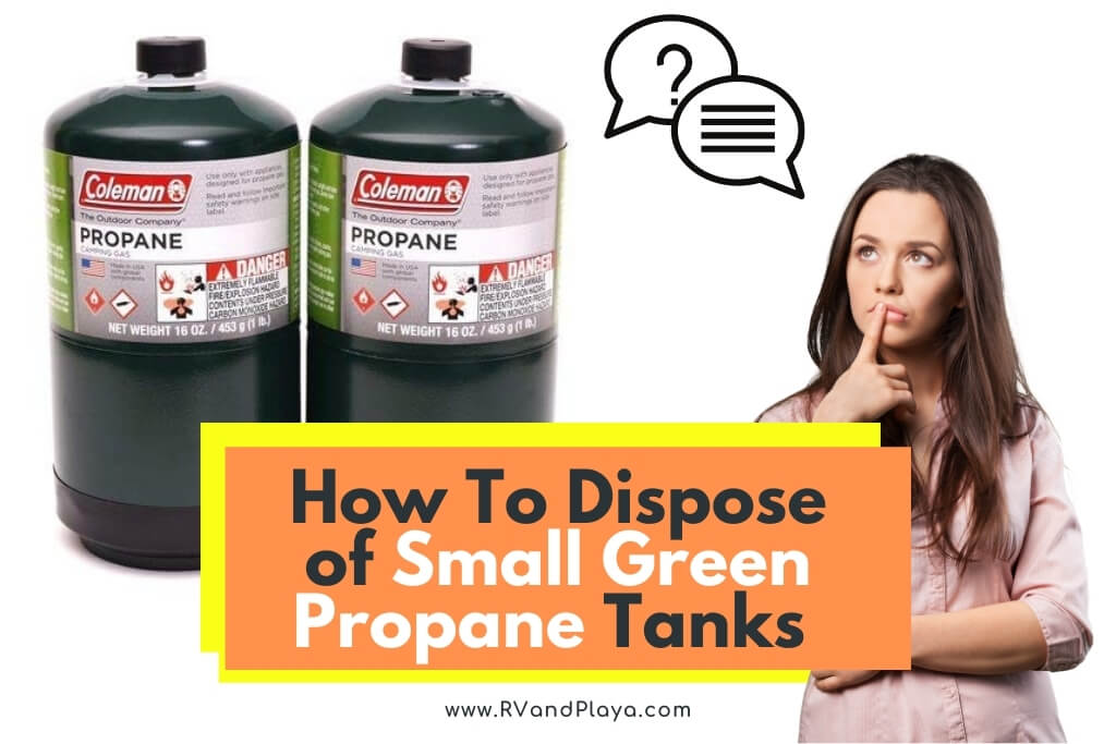how to dispose of small green propane tanks 1 lb cylinders 1