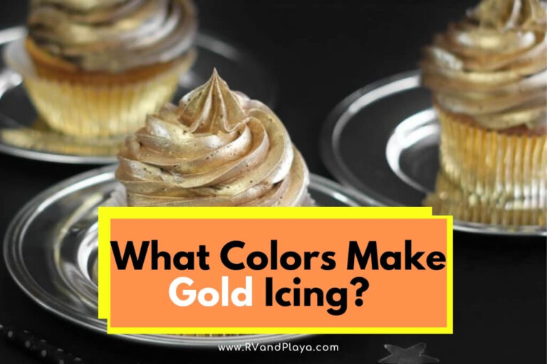 What Colors Make Gold Icing? (Buttercream, Pipping)