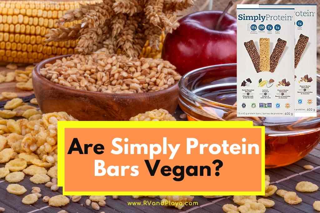 Are simply Protein Bars Vegan