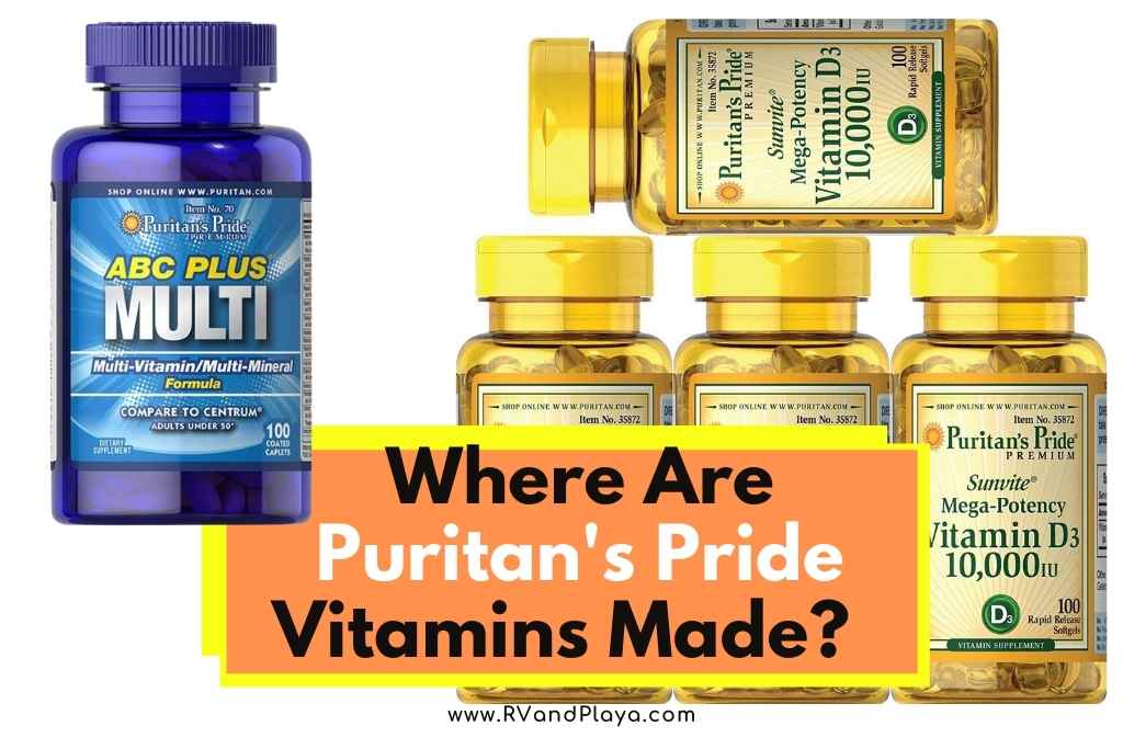 Where Are Puritan Pride Vitamins Made