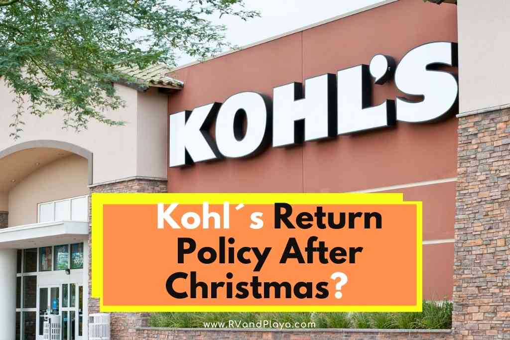 Kohls Return Policy After Christmas