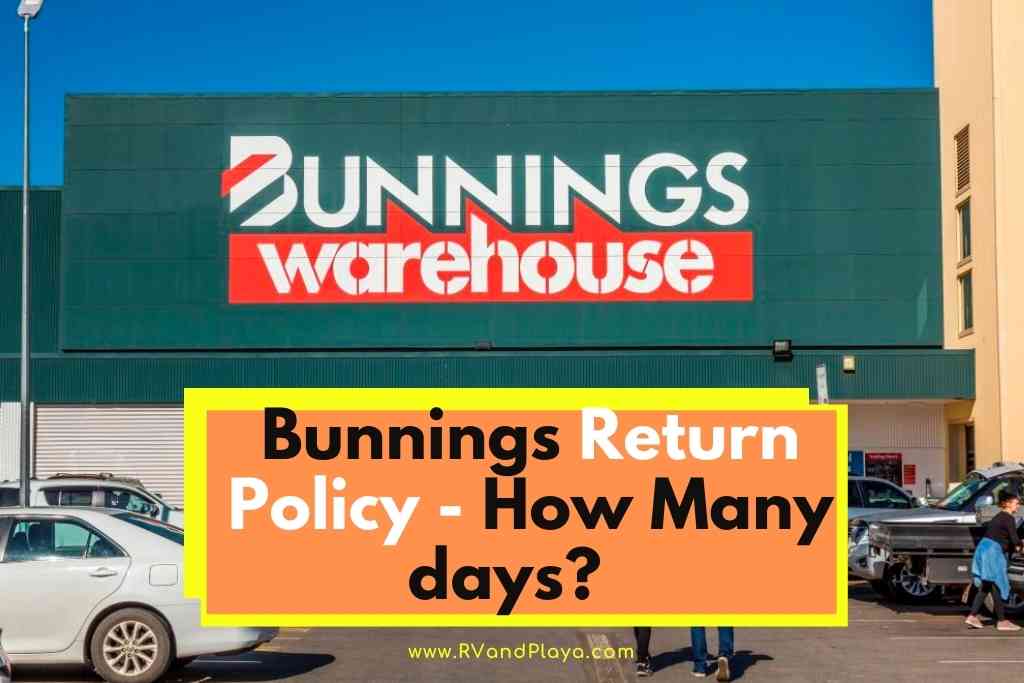 bunnings return policy how many days