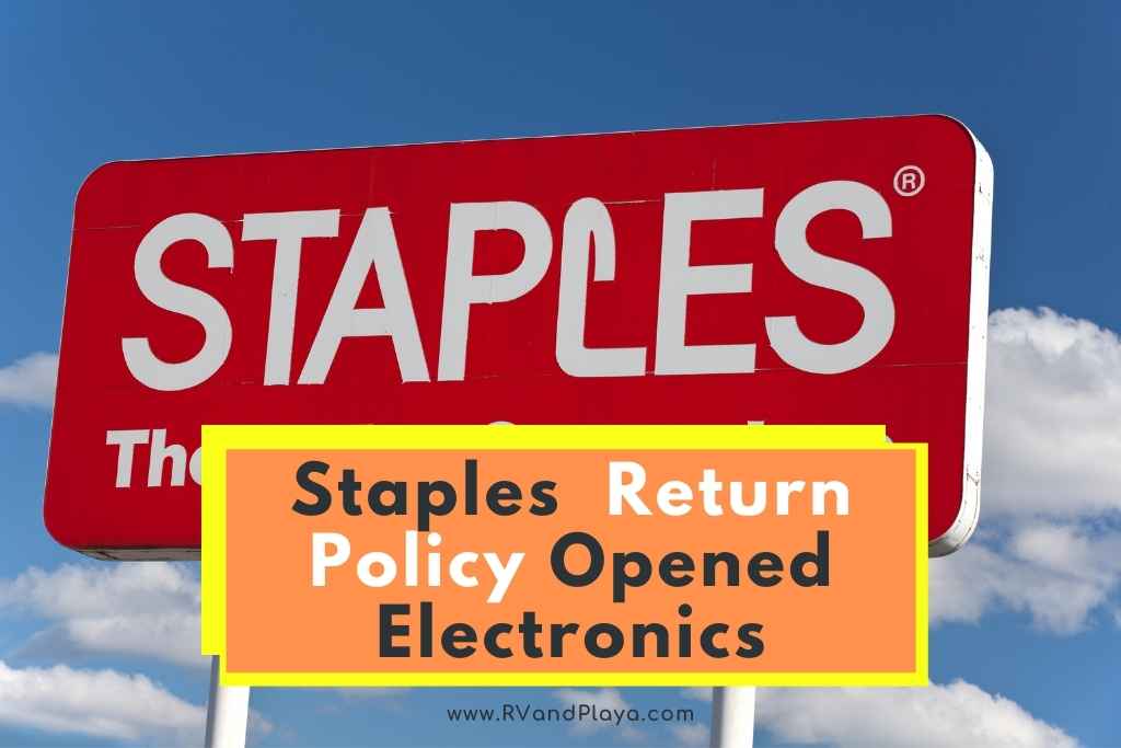 staples electronics return policy