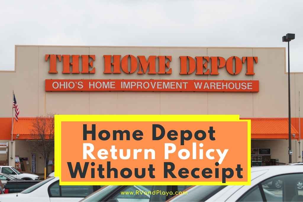 home depot return policy without receipt