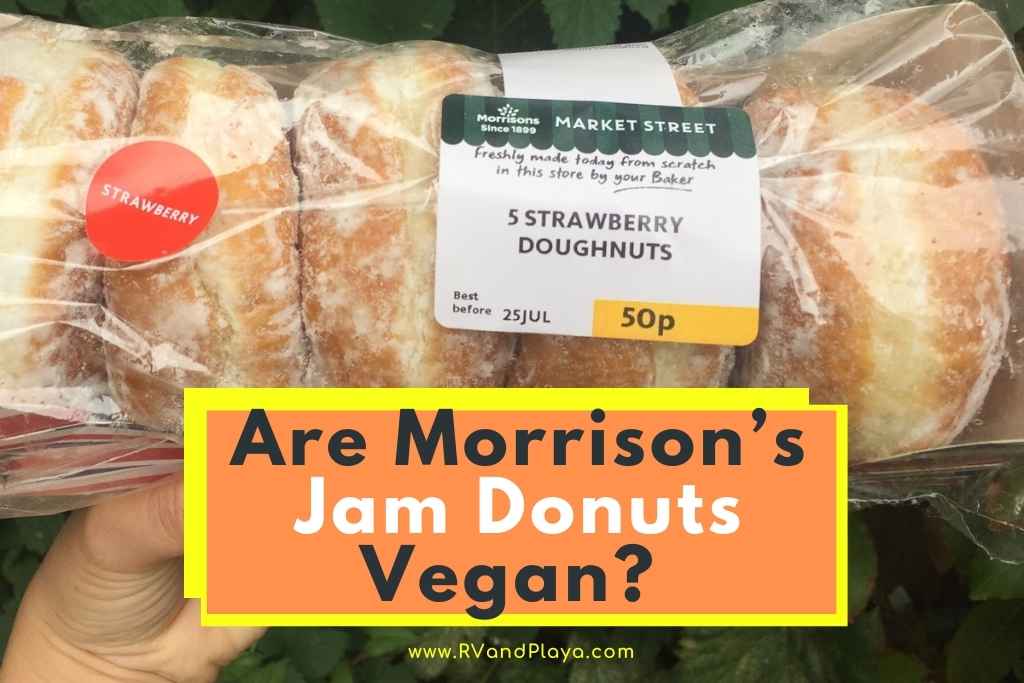 are morrisons jam donuts vegan