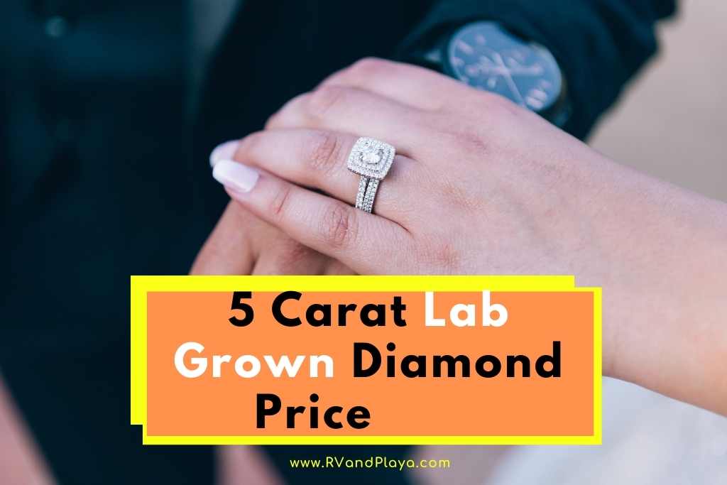 5 carat lab grown diamond price