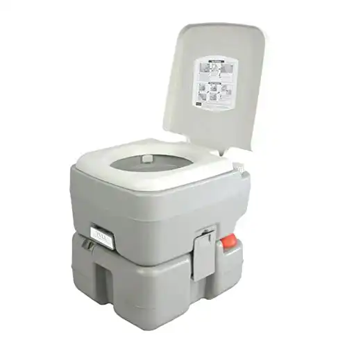 SereneLife Outdoor Portable Toilet