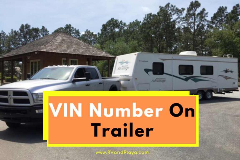 where is vin number on enclosed trailer